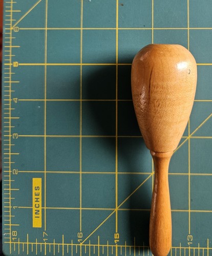 Antique darning egg wooden - antique,