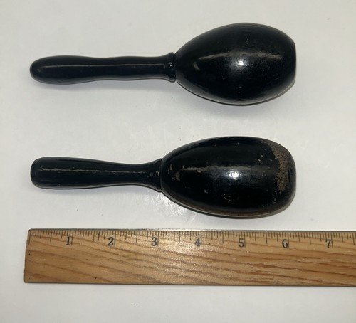 Antique wooden egg shaped sock - antique,