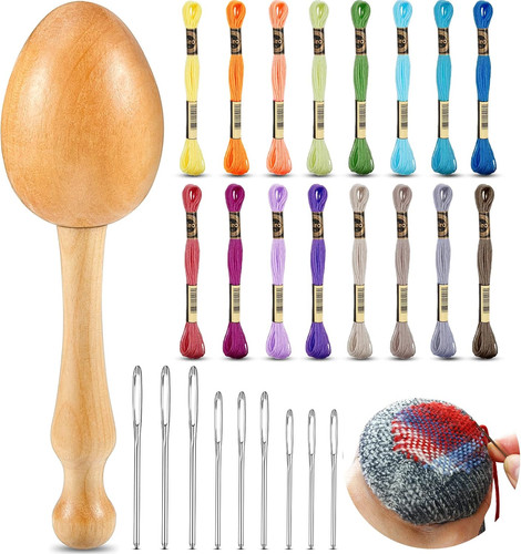 Darning egg for socks wooden - darning,