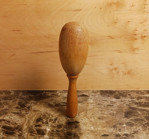 Vintage wooden darning - wooden, egg