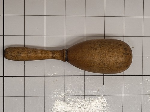 Vintage wooden darning egg - wooden,