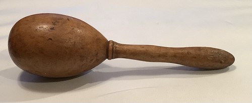 Wood sock darning egg antique - sock,