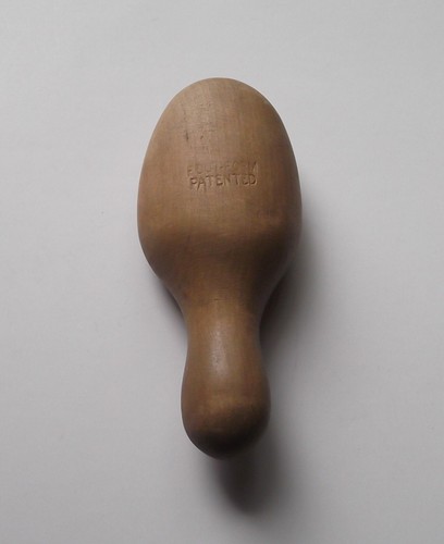 Vintage wooden foot form sock - foot,
