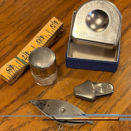 Vintage darning tools lot - tools, w/