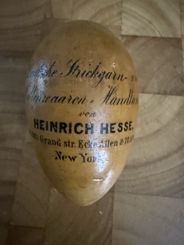Heinrich hesse wooden darning - hesse,