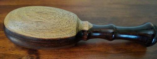 Hand turned two tone wooden - turned,