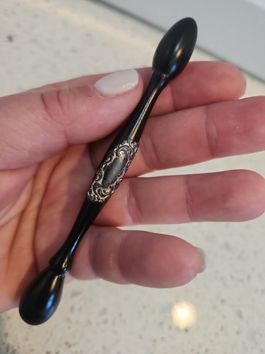 Antique ebony and sterling - antique,