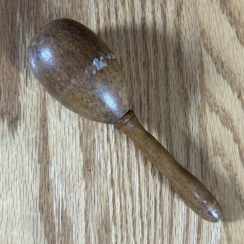 Antique wood sock darning - darning, egg