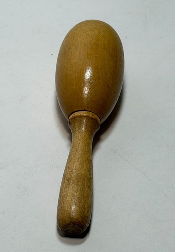 Vintage wood sock darning - wood, egg