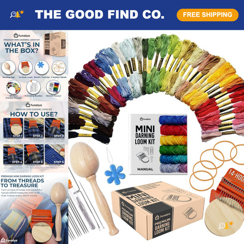 Complete darning loom kit - darning,